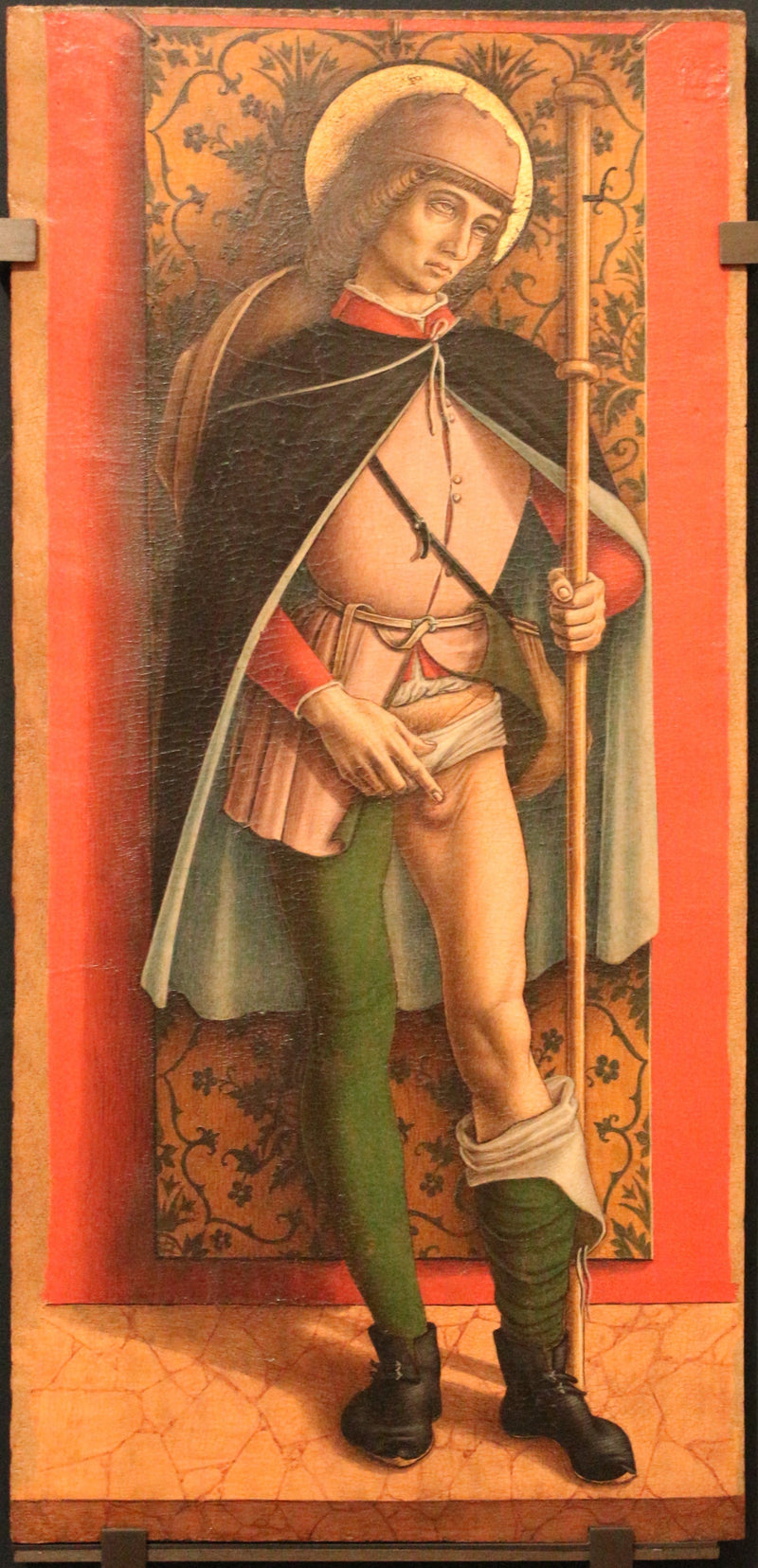 Vier Heilige und Selige: Heiliger Roch - Carlo Crivelli