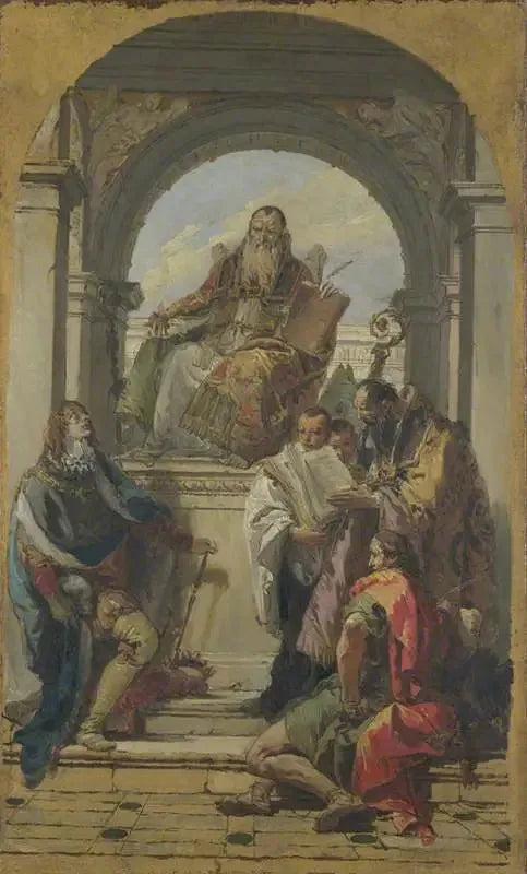 Vier Heilige - Giovanni Battista Tiepolo