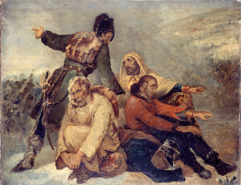 Vier Soldaten des aufrührerischen Heeres - Ary Scheffer
