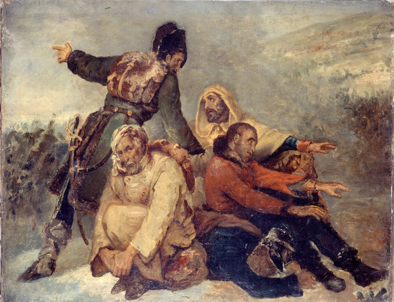 Vier Soldaten des aufrührerischen Heeres - Ary Scheffer