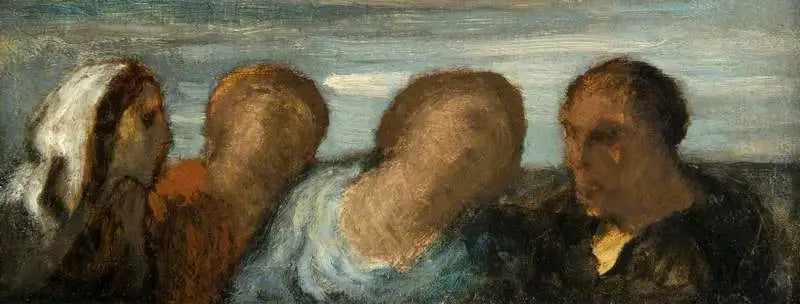Vier Köpfe - Honoré Daumier