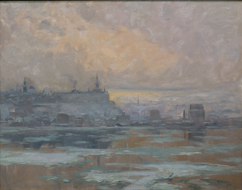 Quebec von Lévis aus gesehen – Maurice Galbraith Cullen