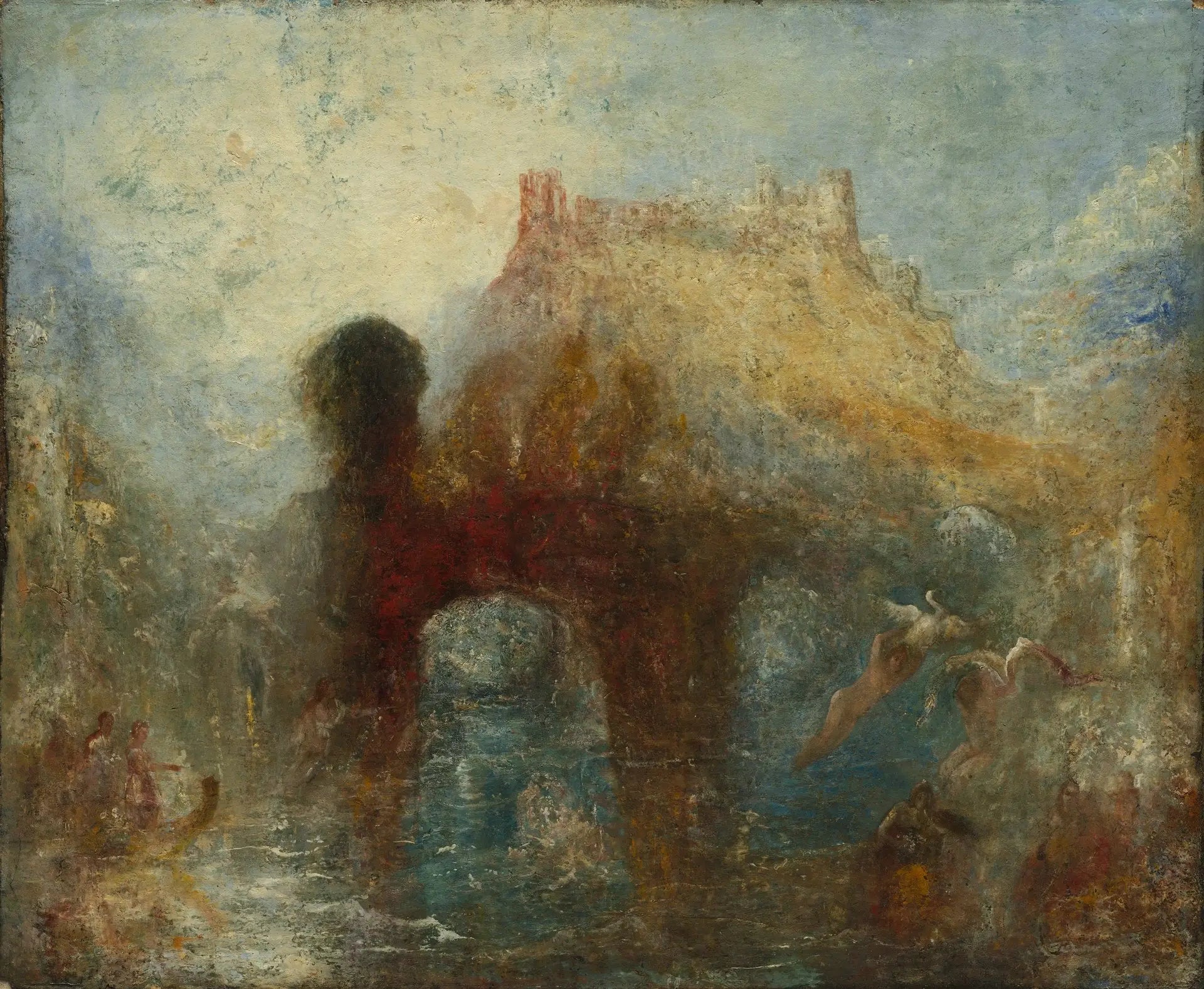 Queen Mab's Cave - J. M. W. Turner image 1 copie peinte à la main à l’huile