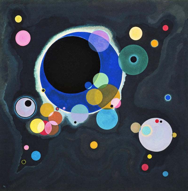 Einige Kreise - Vassily Kandinsky