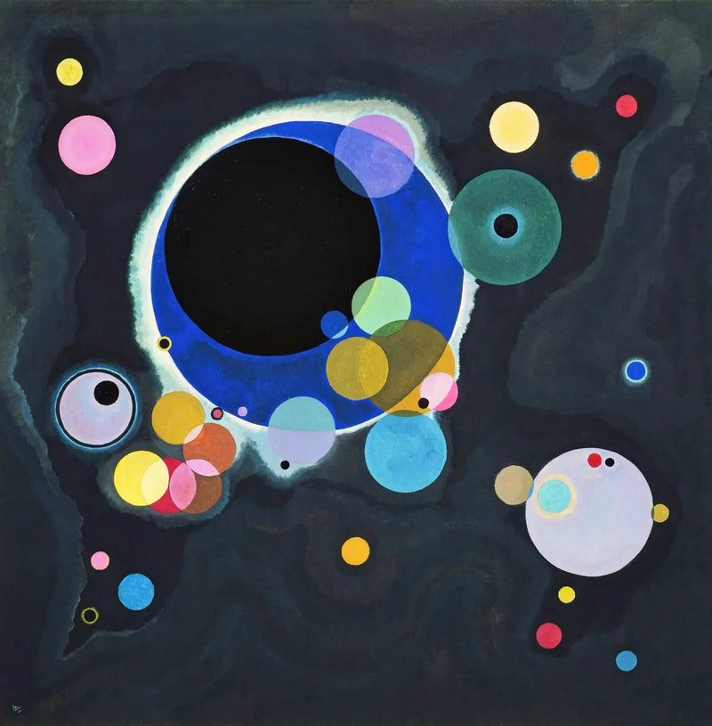 Einige Kreise - Vassily Kandinsky