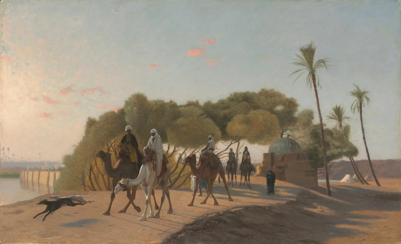 Die Oase verlassen - Jean-Léon Gérôme