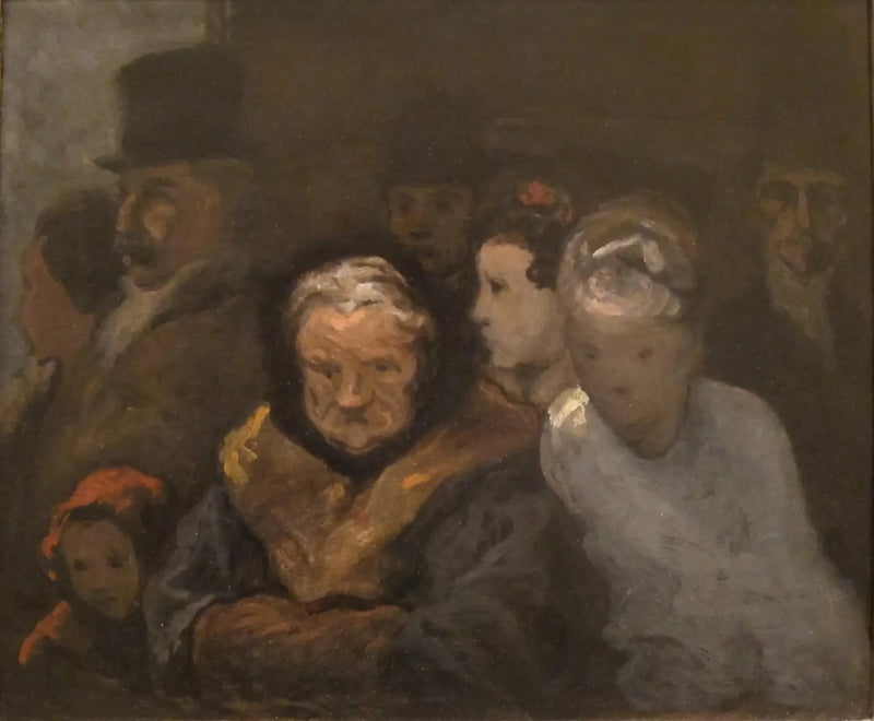 Verlasse das Theater - Honoré Daumier
