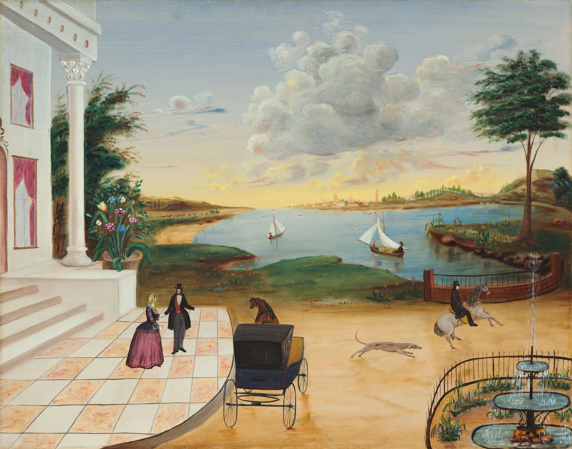Quitter le Manoir - American 19th Century