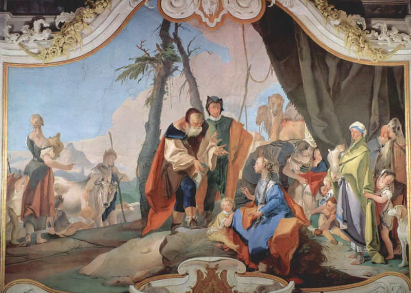 Rachel versteckt die Idole - Giovanni Battista Tiepolo