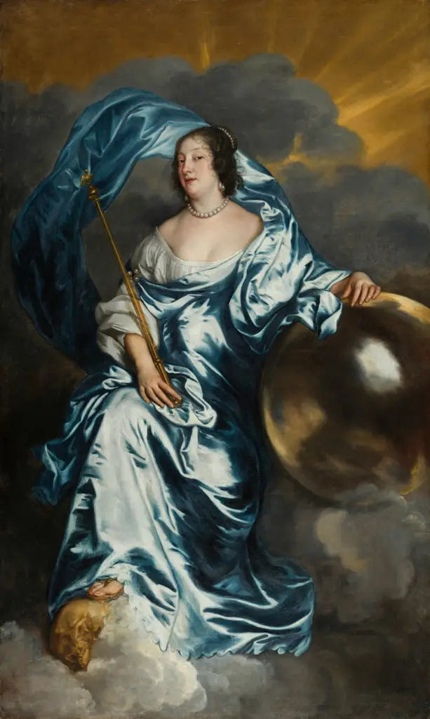 Rachel de Ruvigny, Gräfin von Southampton, in der Rolle der Fortune - Antoine van Dyck