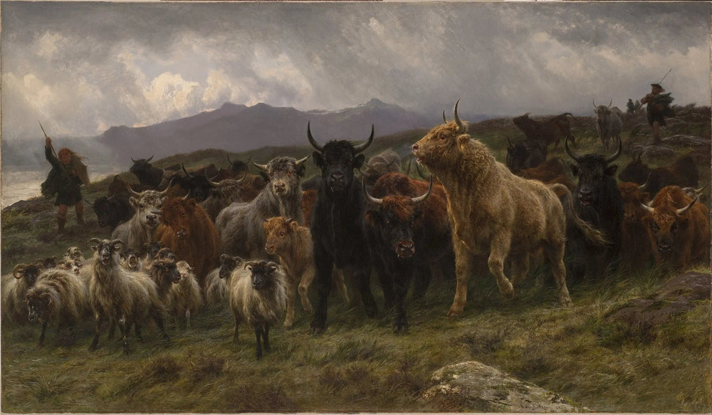 Raid des Highlands - Rosa Bonheur image 1 reproduction artisanale de tableau