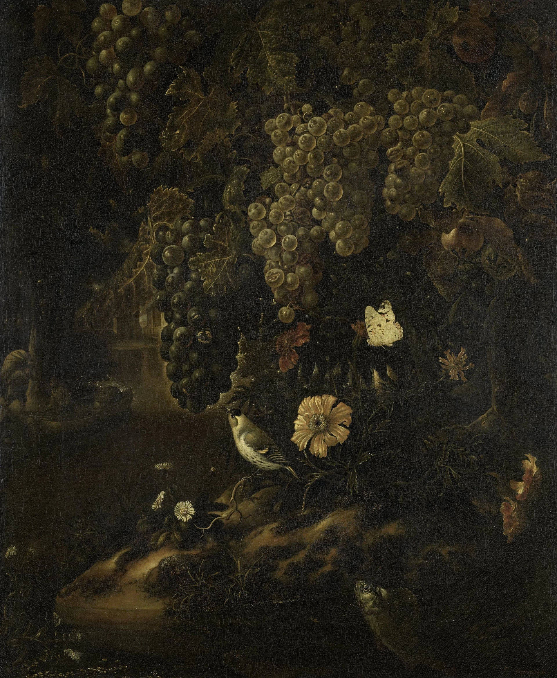 Raisins, fleurs et animaux - Isaak Vromans