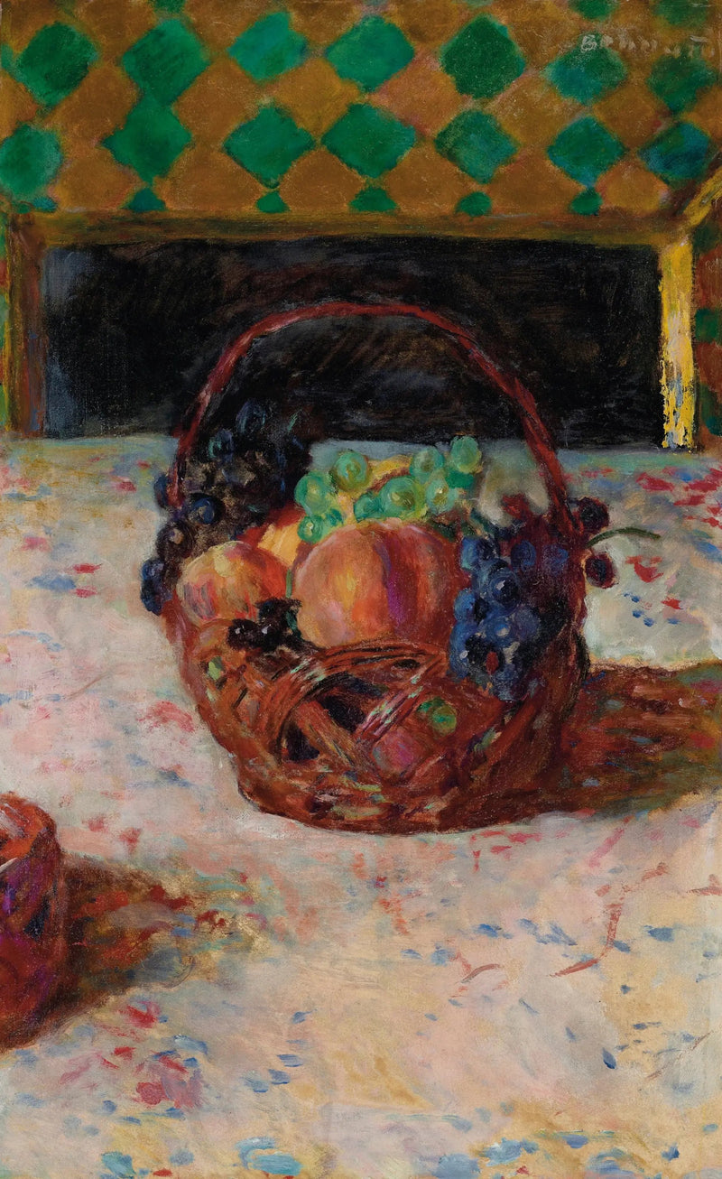 Schwarze Trauben und Pfirsiche - Pierre Bonnard