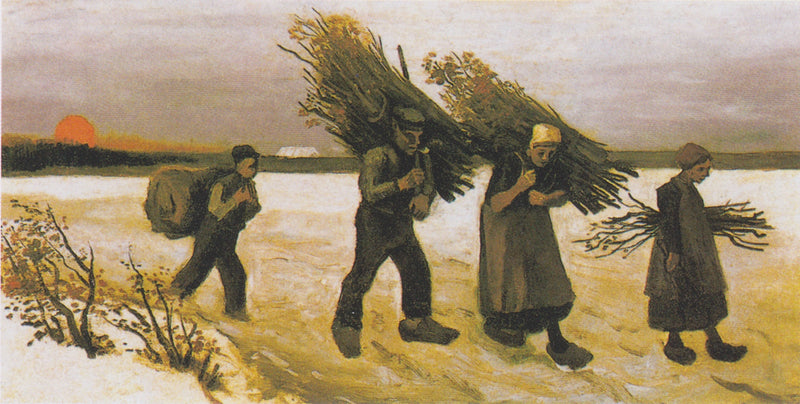 Holzsammler im Schnee - Vincent van Gogh