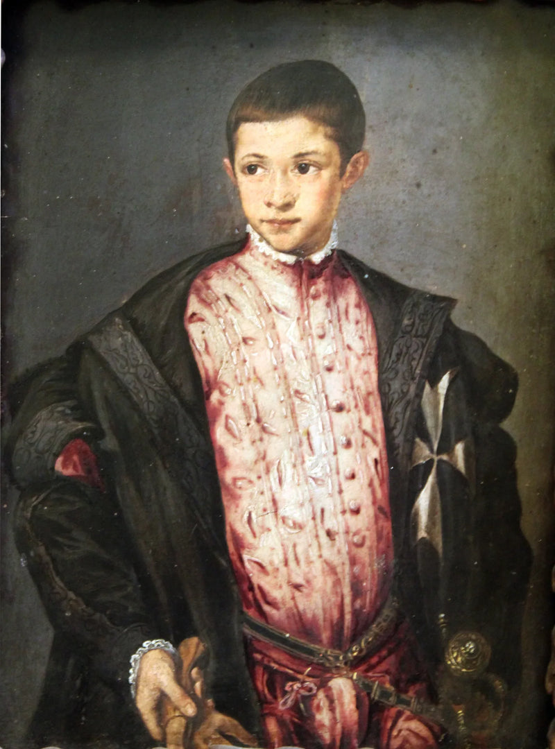 Ranuccio Farnese (1530-1565) im Alter von 12 Jahren - Francesco Salviati