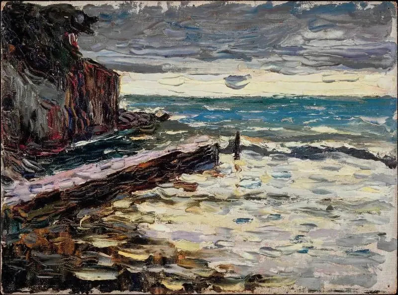 Rapallo, stürmisches Meer - Vassily Kandinsky