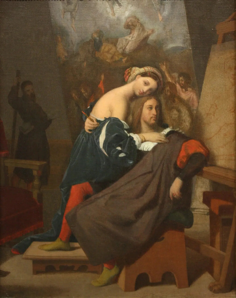 Raphael und das Mädchen des Bäckers - Jean-Auguste-Dominique Ingres