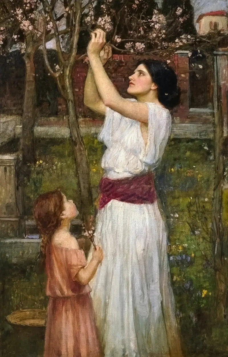 Mandelblüten pflücken - John William Waterhouse