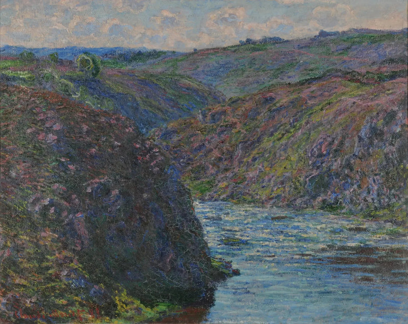 Die Schluchten der Creuse - Claude Monet