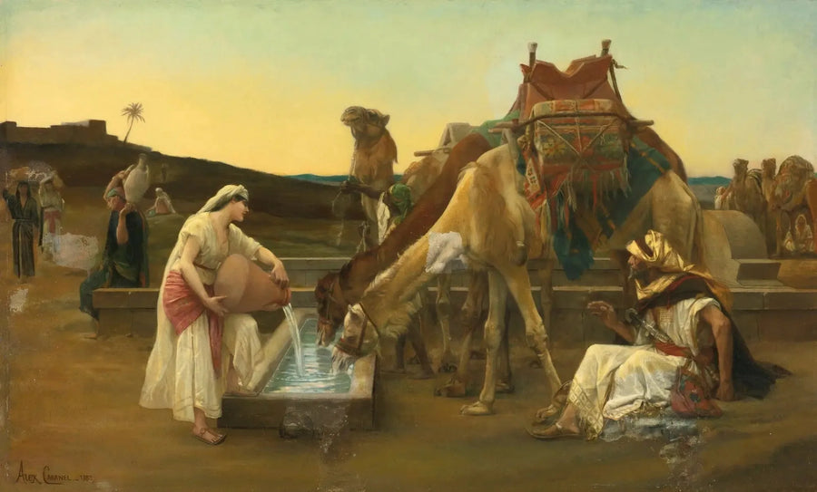 Rebecca und Eliezer - Alexandre Cabanel