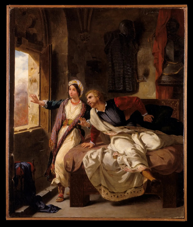 Rebecca und Ivanhoe verwundet - Eugène Delacroix