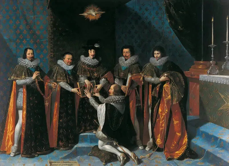 Réception d'Henri d'Orléans Duc de Longueville - Philippe de Champaigne image 1 copie de tableau peinte à la main