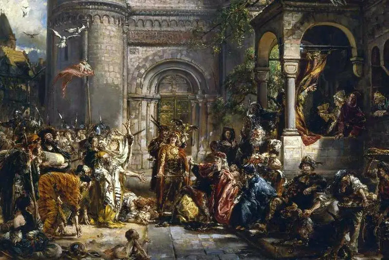 Empfang der Juden 1096 n. Chr. - Jan Matejko