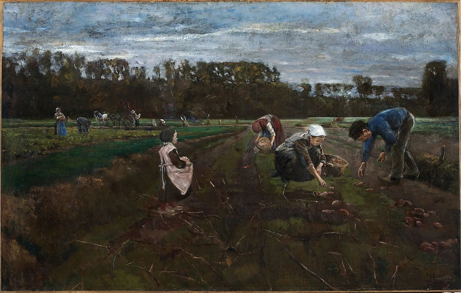 Kartoffelernte - Max Liebermann