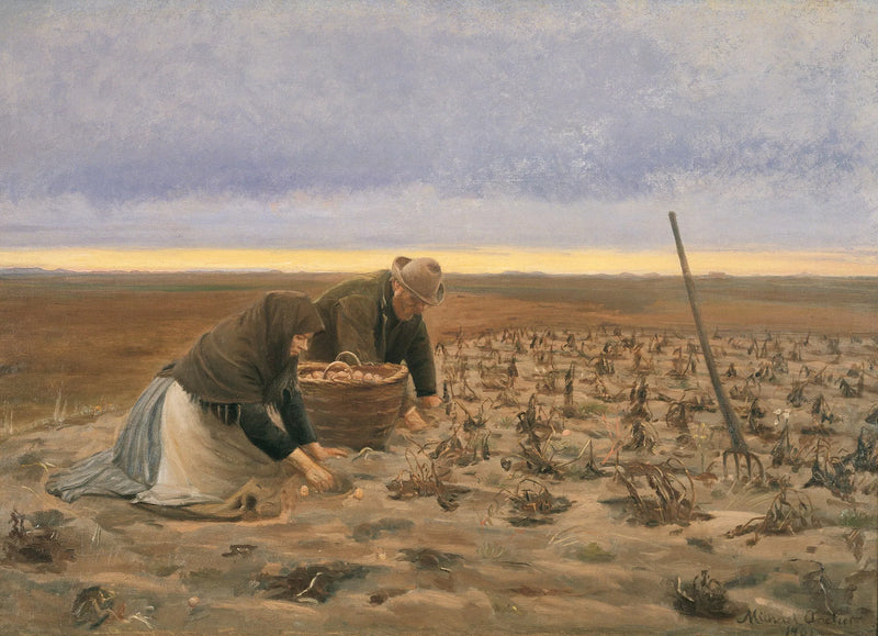 Kartoffelernte - Michael Peter Ancher