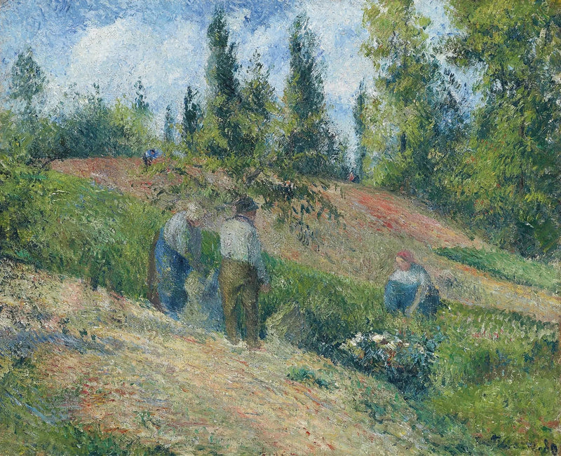Apfelernte, Pontoise - Camille Pissarro