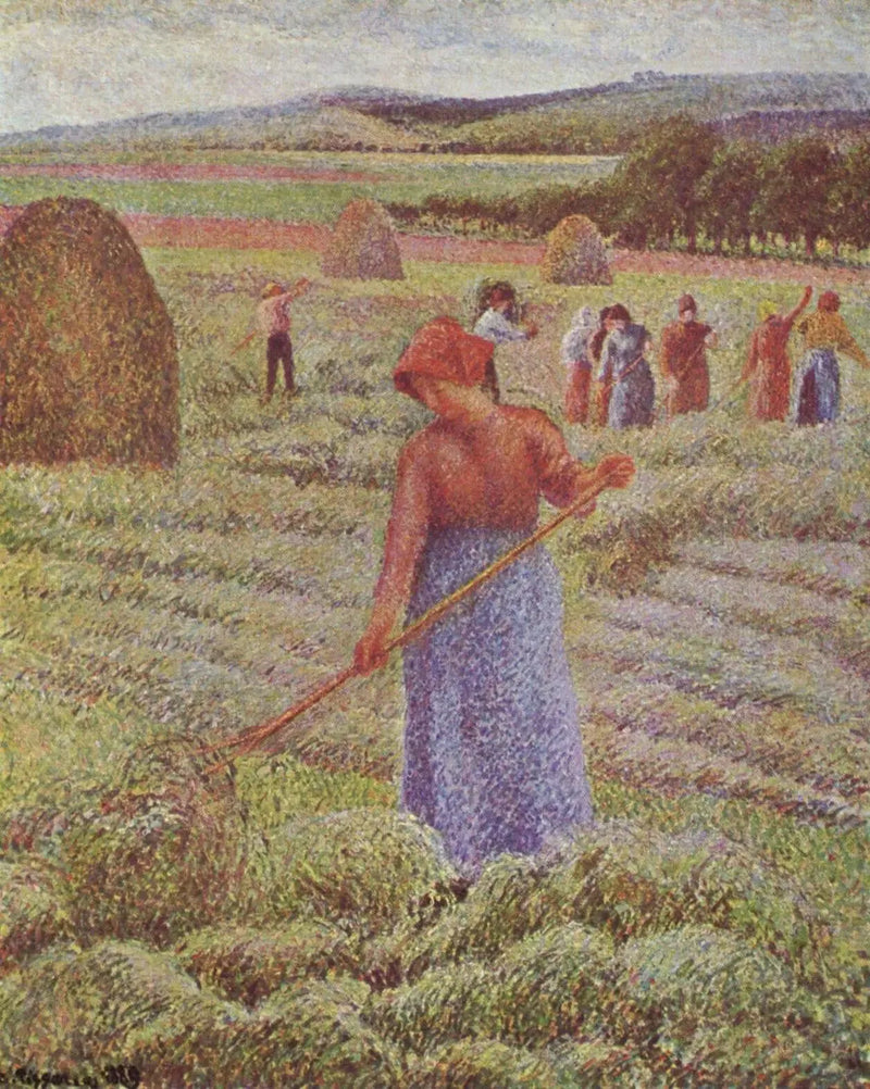 Heuernte in Eragny-sur-Epte - Camille Pissarro