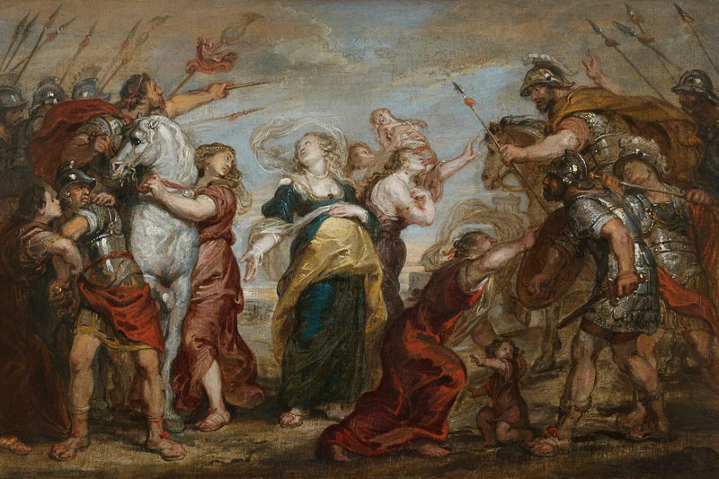 Versöhnung zwischen Sabinen und Römern - Justus von Egmont