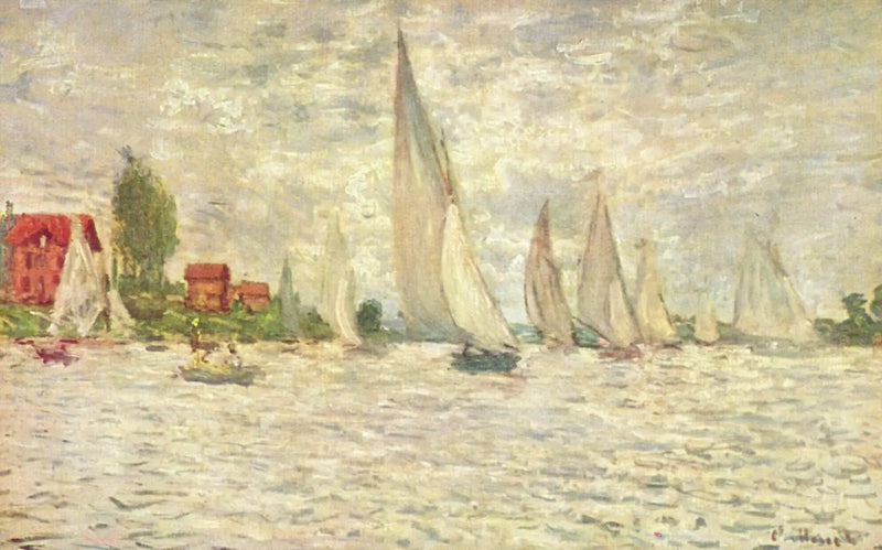 Regatta in Argenteuil - Claude Monet