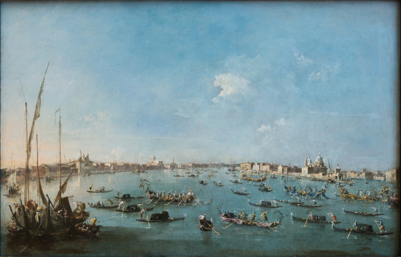Regatta auf dem Kanal der Giudecca - Francesco Guardi