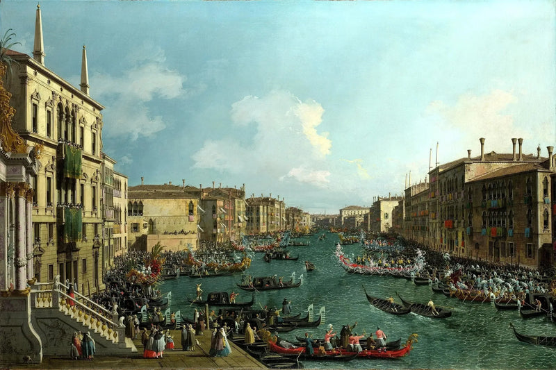 Regatta auf dem Großen Kanal - Canaletto