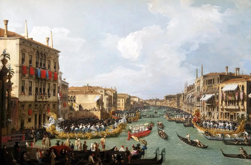 Regatta auf dem Großen Kanal - Canaletto