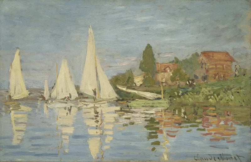 Regatten in Argenteuil W233 - Claude Monet