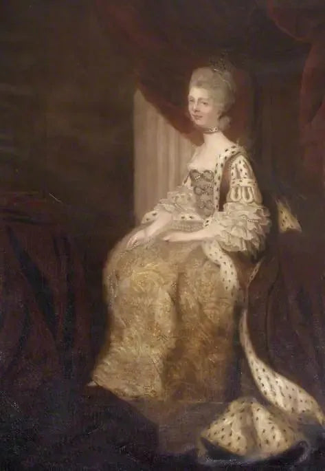 Reine Charlotte (1744–1818), Ehefrau von George III - Joshua Reynolds