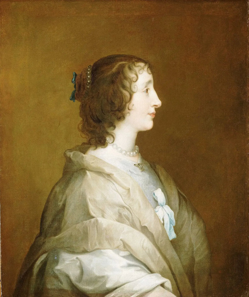 Reine Henriette Marie, 1609-1669 - Antoine van Dyck