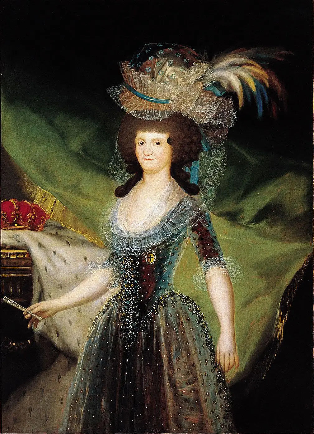 Reine María Luisa - Francisco de Goya image 1 reproduction d’œuvre d’art à l’huile