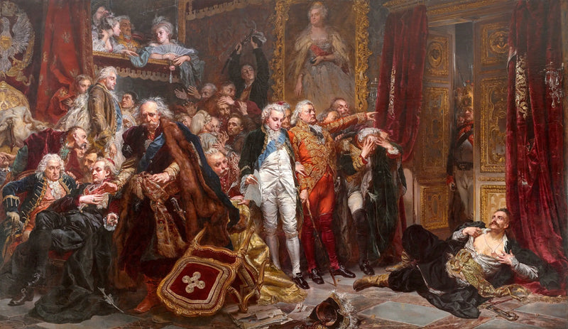 Rejtan - Der Fall Polens. - Jan Matejko