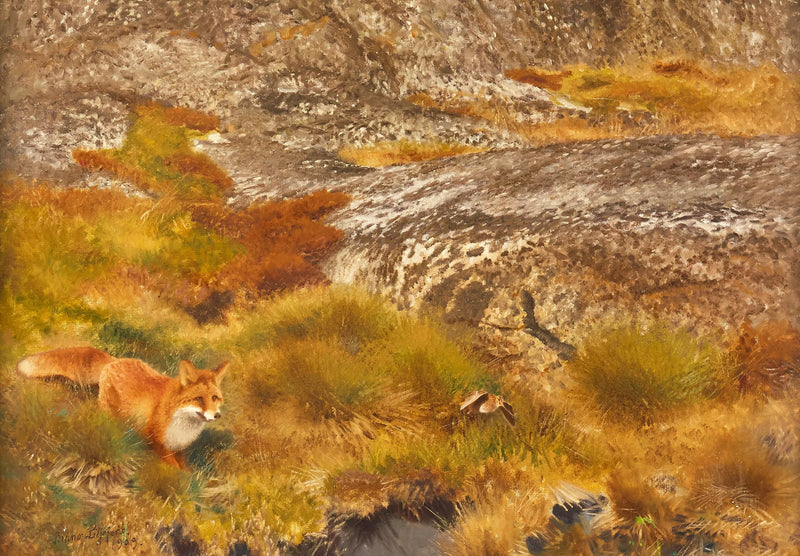 Fuchs und Schnepfe – Bruno Liljefors