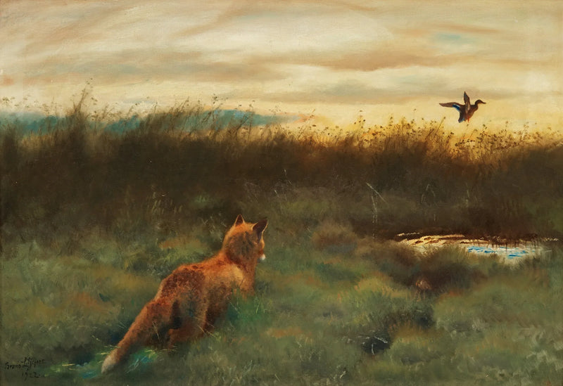 Fuchs und Ente – Bruno Liljefors