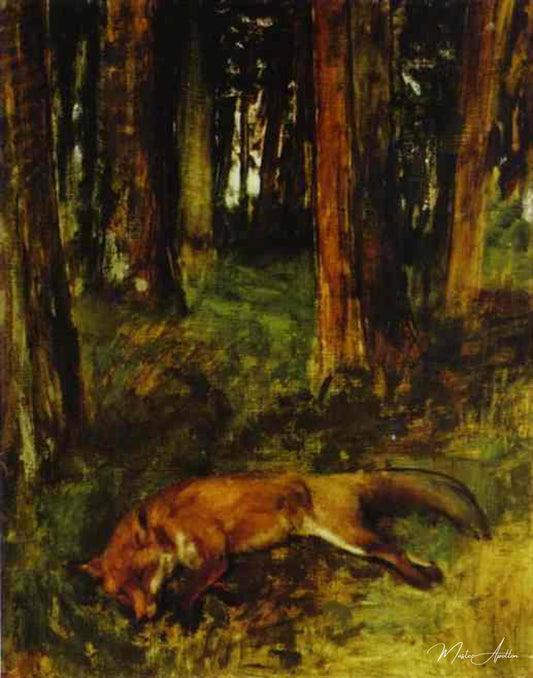 renard mort - Edgar Degas - Reproductions de tableaux et peintures haut de gamme