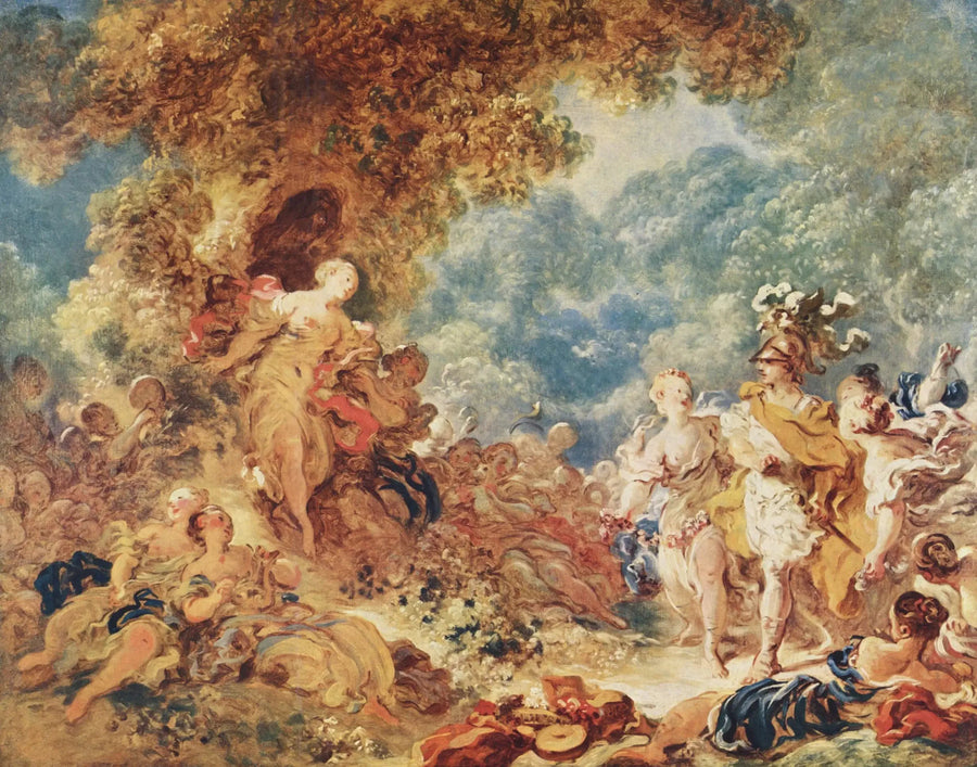Renaud in den Gärten von Armide - Jean-Honoré Fragonard