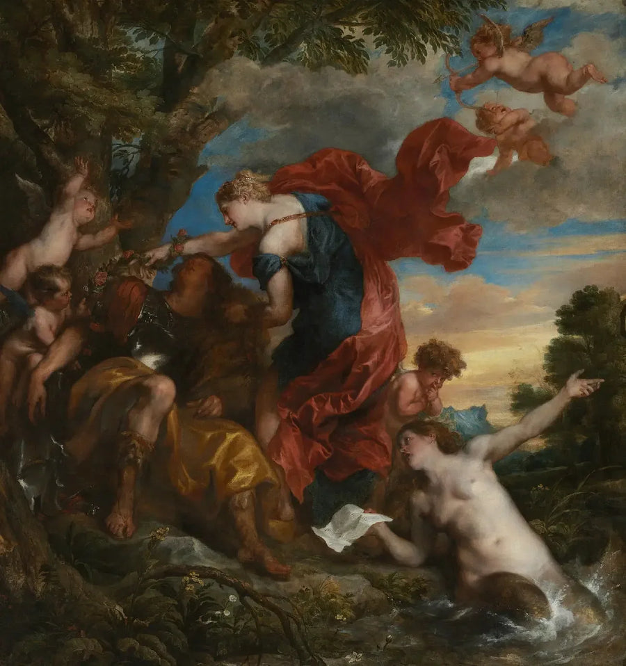 Renaud und Armide - Antoine van Dyck