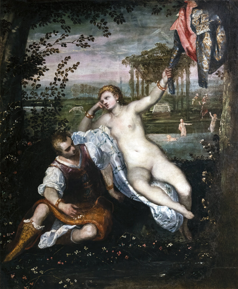 Renaud und Armide - Jacopo Tintoretto