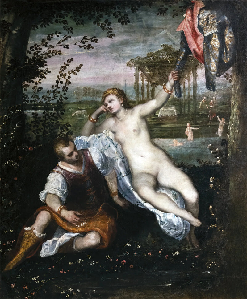 Renaud und Armide - Jacopo Tintoretto