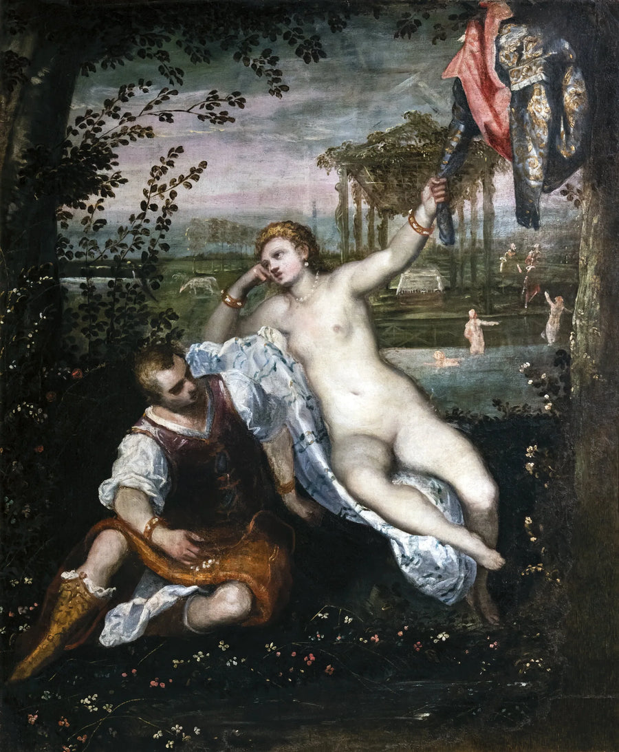 Renaud und Armide - Jacopo Tintoretto
