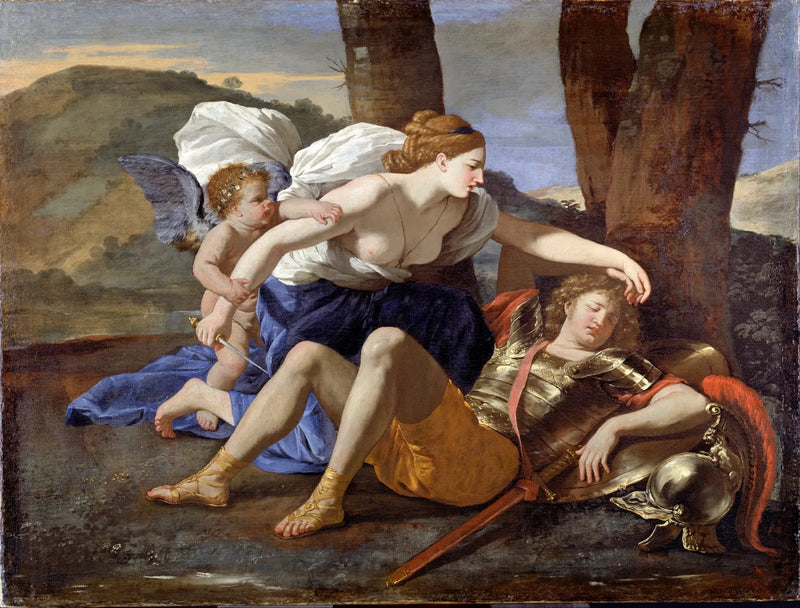 Renaud und Armide - Nicolas Poussin